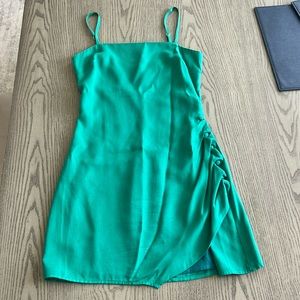 Lovers and Friends Green Mini Dress; XS